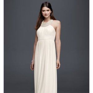 David's Bridal wedding dress with beading